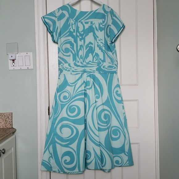 Cotton fit and flare Dress - Picture 2 of 10